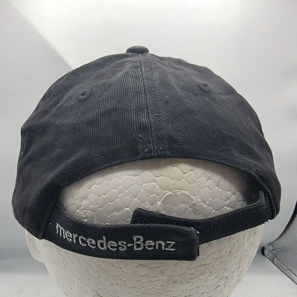 Mercedes Benz Formula 1 Black Hat Cap Adjustable Racing Outdoors Casual